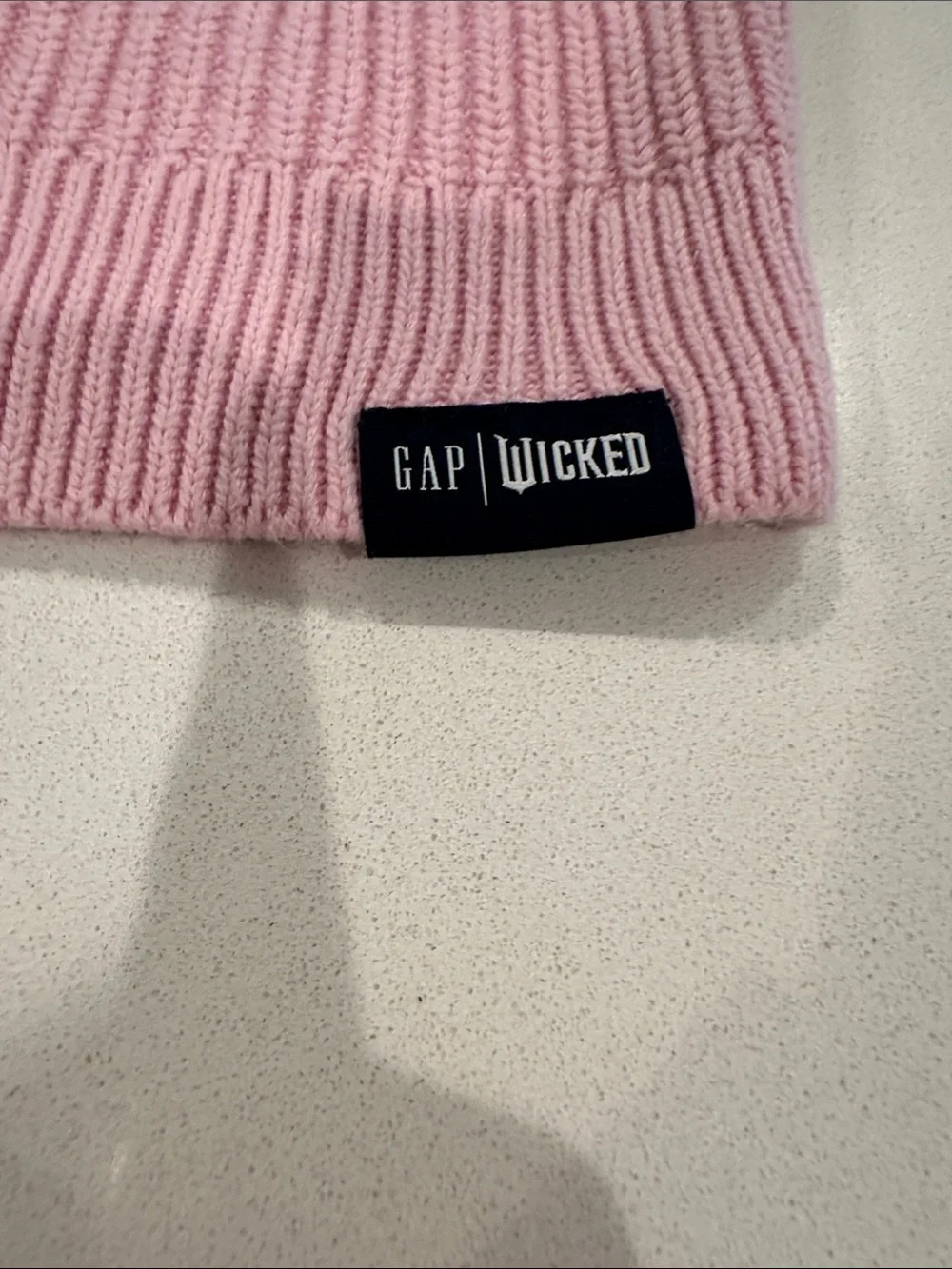 GAP Wicked Themed Pink Crewneck Sweater with Sequin Butterfly